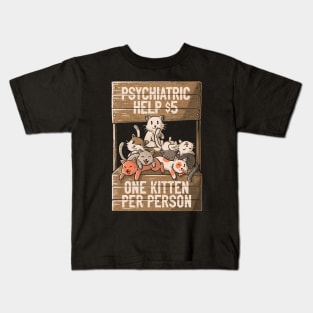 One Kitten Per Person by Tobe Fonseca Kids T-Shirt